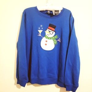 ADORABLE! HOLIDAY SWEAT SHIRT NWT XL